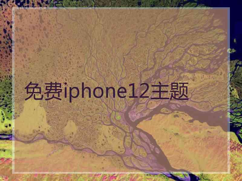 免费iphone12主题 免费iphone12主题