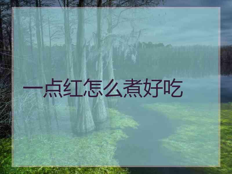 一点红怎么煮好吃 一点红怎么煮好吃
