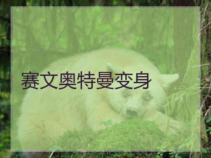 赛文奥特曼变身
