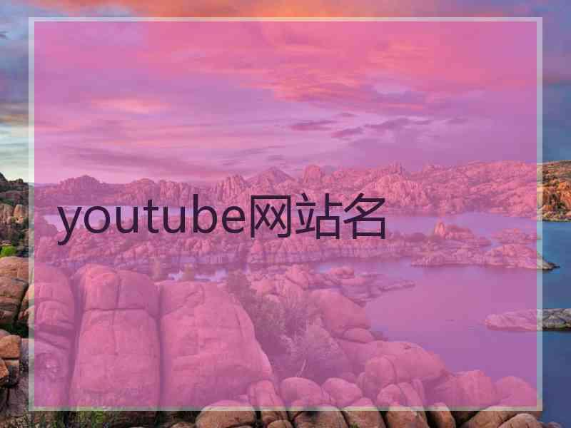 youtube网站名
