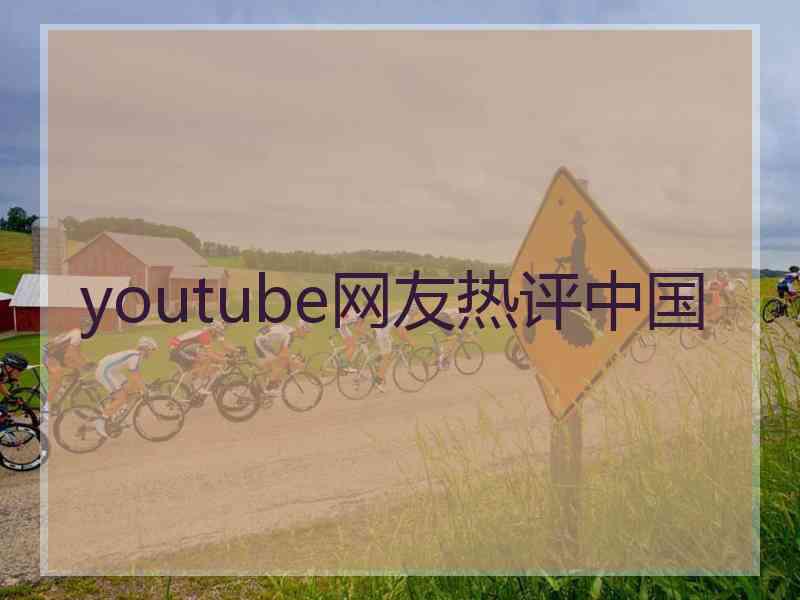 youtube网友热评中国