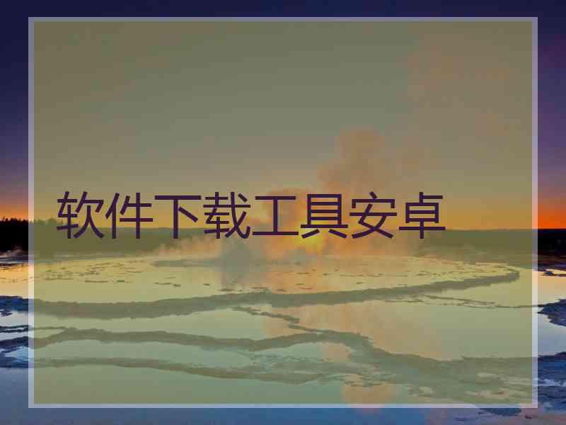 软件下载工具安卓