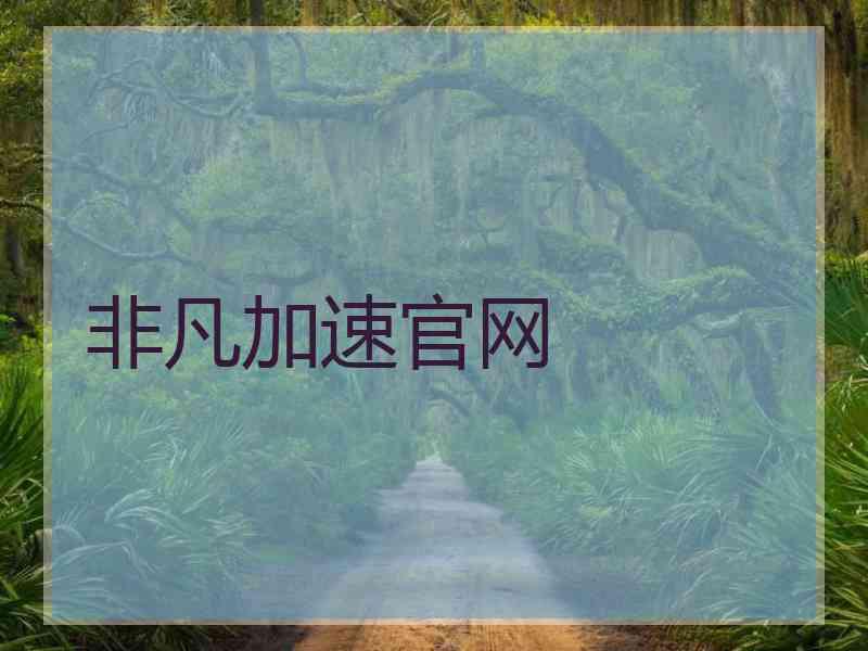 非凡加速官网