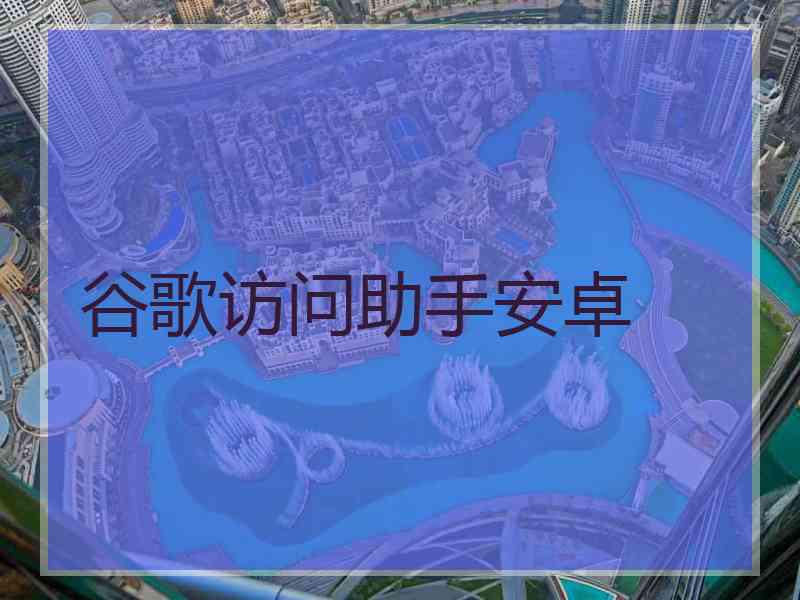 谷歌访问助手安卓