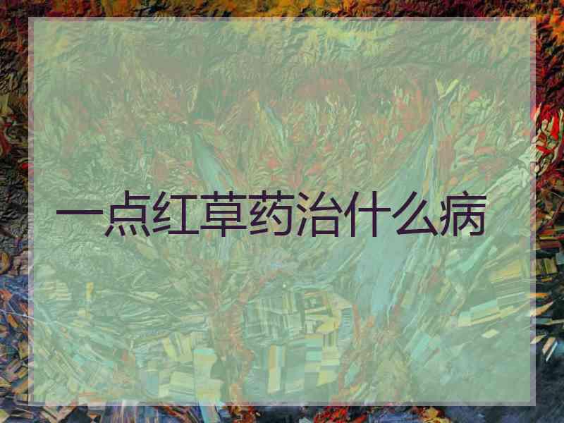 一点红草药治什么病