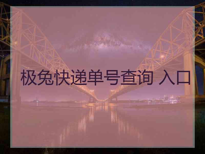 极兔快递单号查询 入口