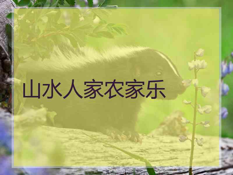 山水人家农家乐