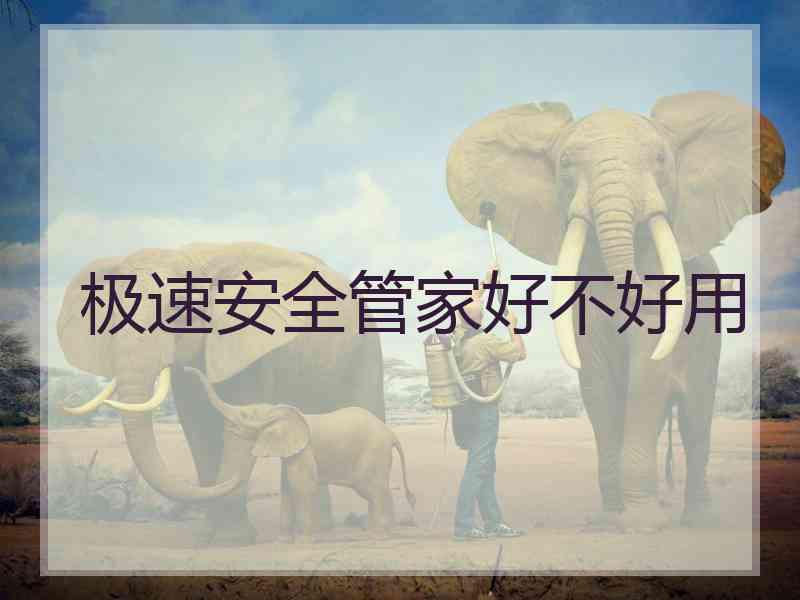 极速安全管家好不好用