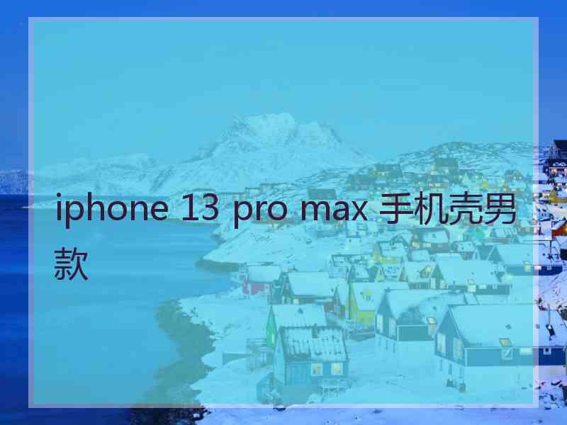 iphone 13 pro max 手机壳男款