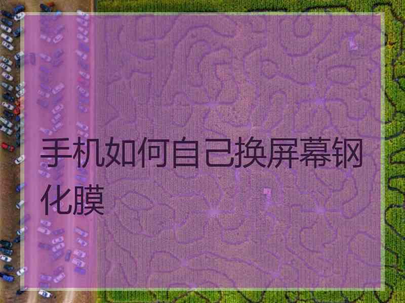 手机如何自己换屏幕钢化膜